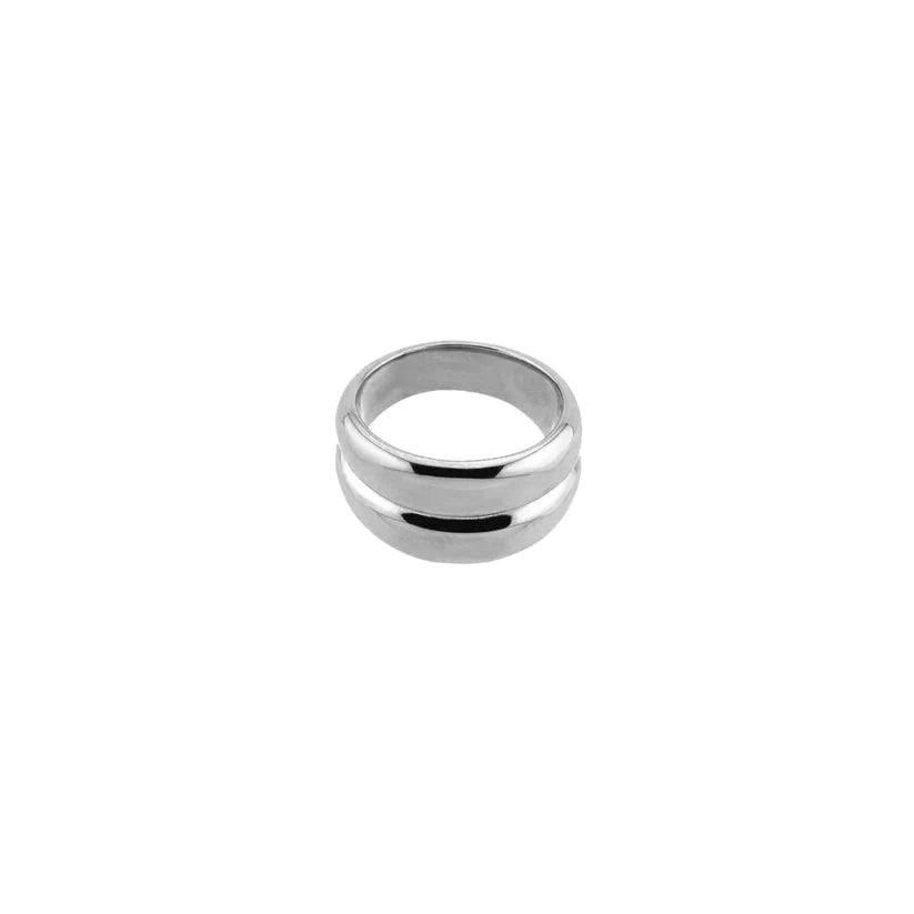 Silver Twin Ring