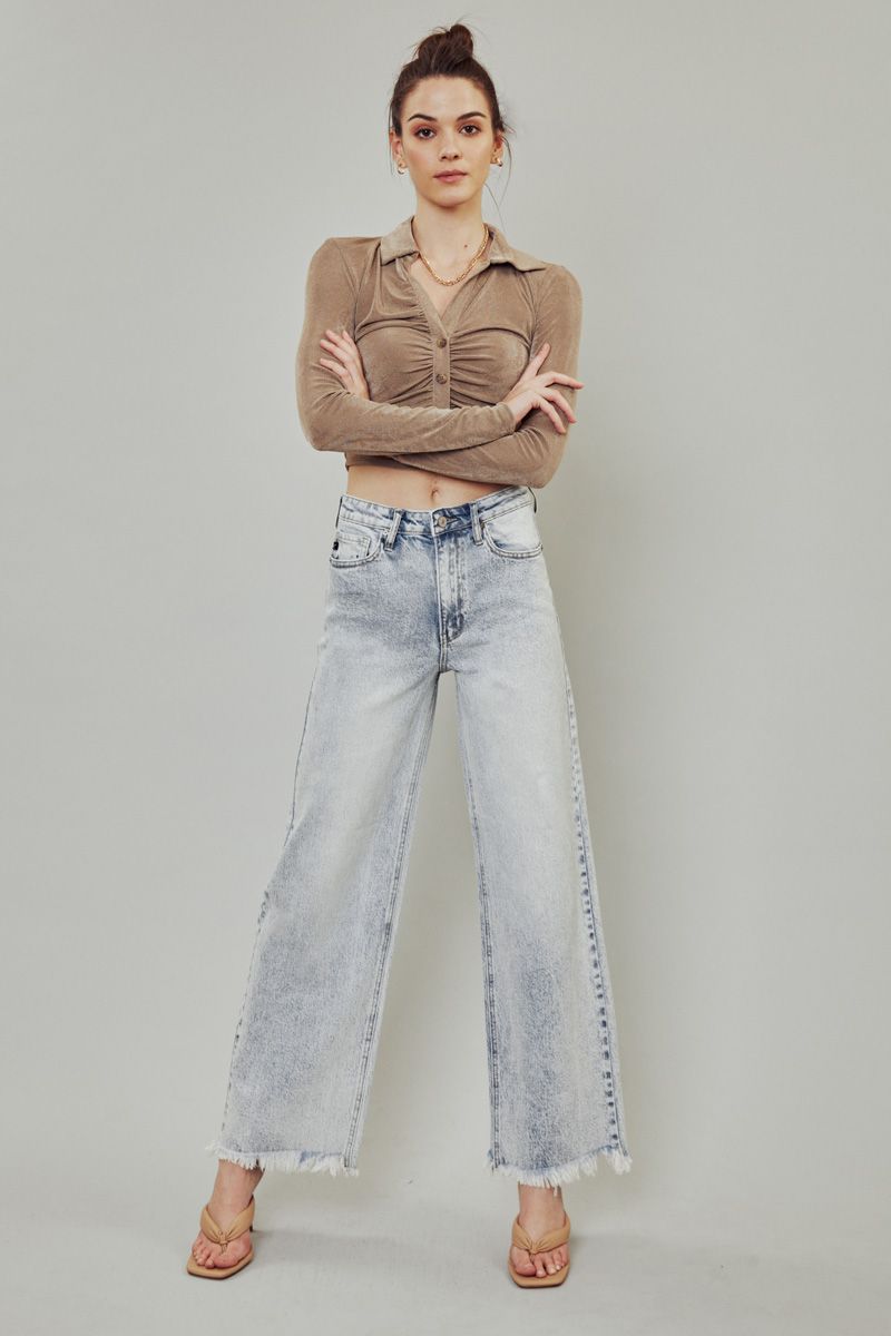 Icy Wide Leg Jean